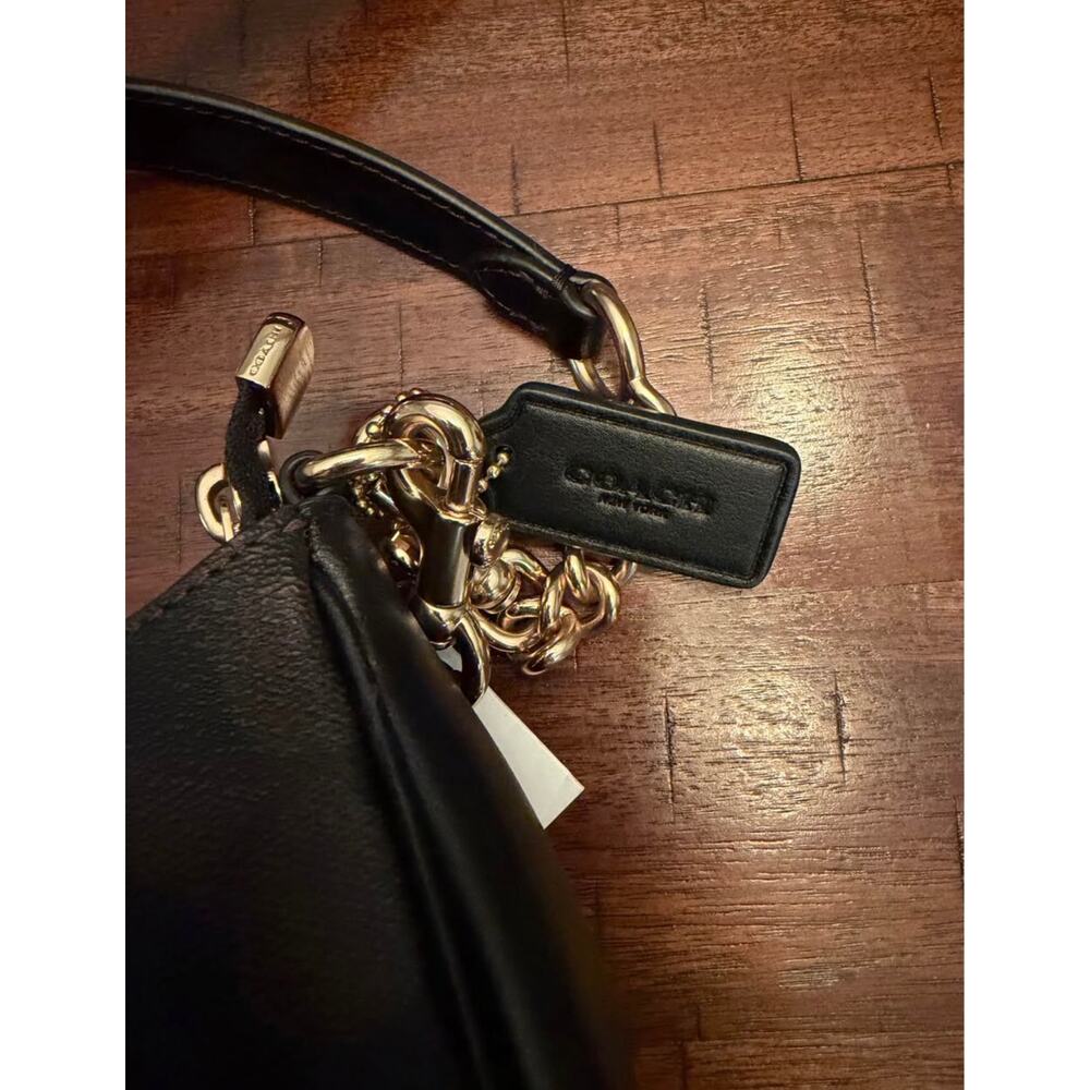 Coach Teri Shoulder Bag in Signature Canvas – Brown/Black Crossbody - Picture 9 of 10
